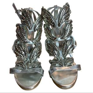 Rumbidzo Gem Wing Gladiator Strappy Stiletto Sandals